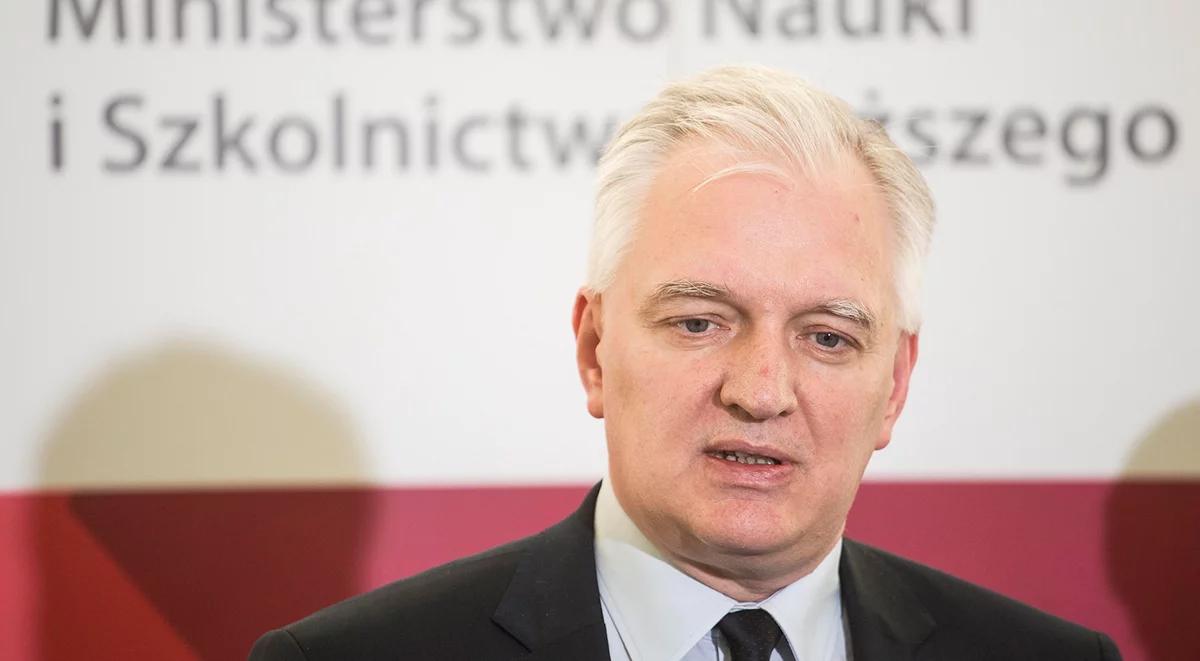 Jarosław Gowin: nie ma żadnego środowiska politycznego, które mogłoby zostać naszym koalicjantem