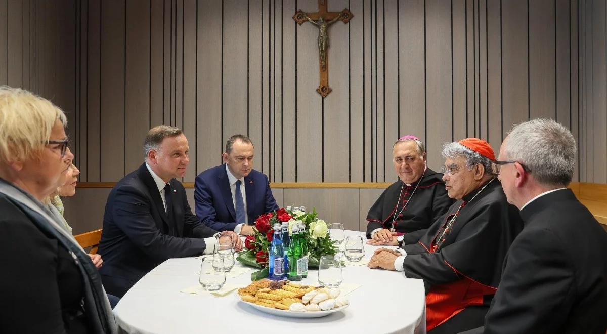 Prezydent spotkał się z kard. Semeraro. Duchowny dziękował za wzruszającą mszę beatyfikacyjną
