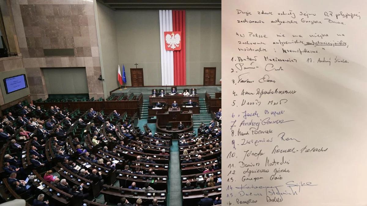 Potępienie zachowań antysemickich i antychrześcijańskich. Nie będzie uchwały Sejmu