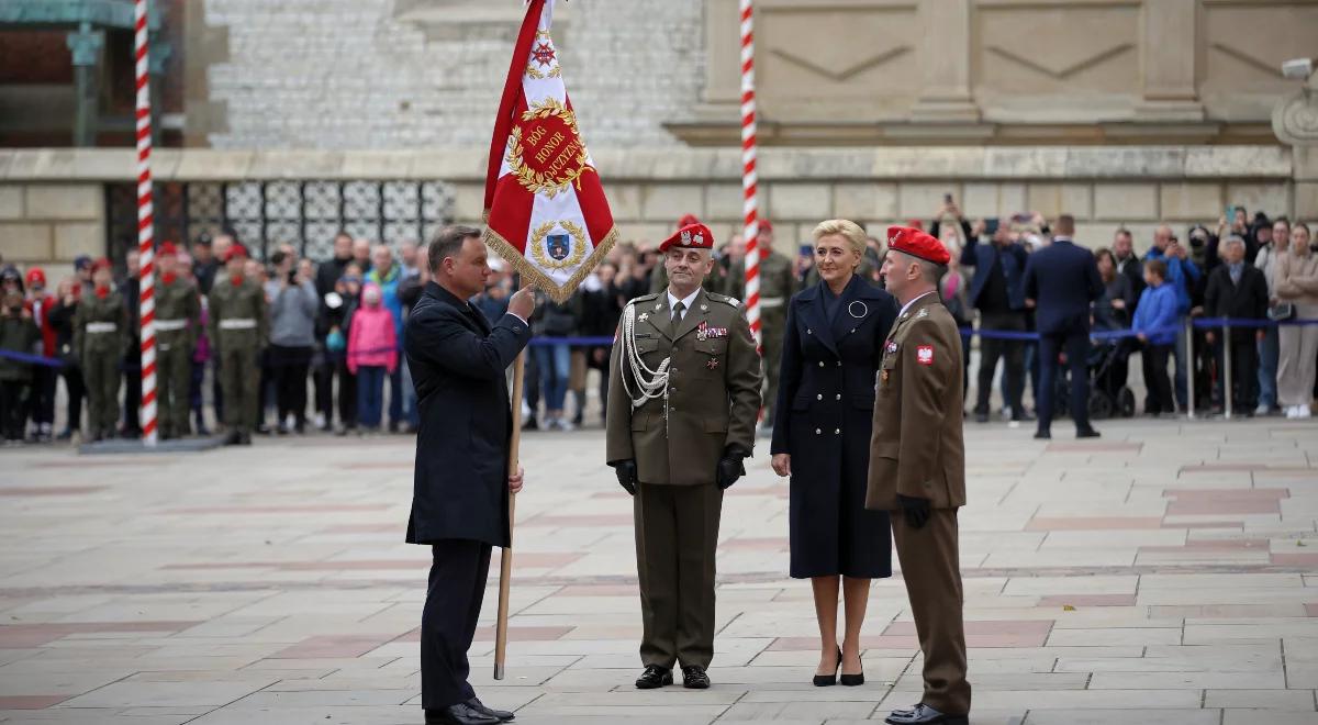 "Niech zawsze was gromadzi, dodaje otuchy, męstwa i sił". Prezydent o sztandarze dla krakowskiego oddziału ŻW