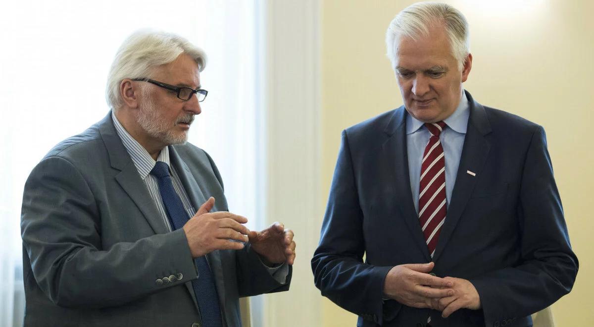 "To złamanie traktatu i suwerenności państw Unii". Waszczykowski zareagował na słowa Gowina