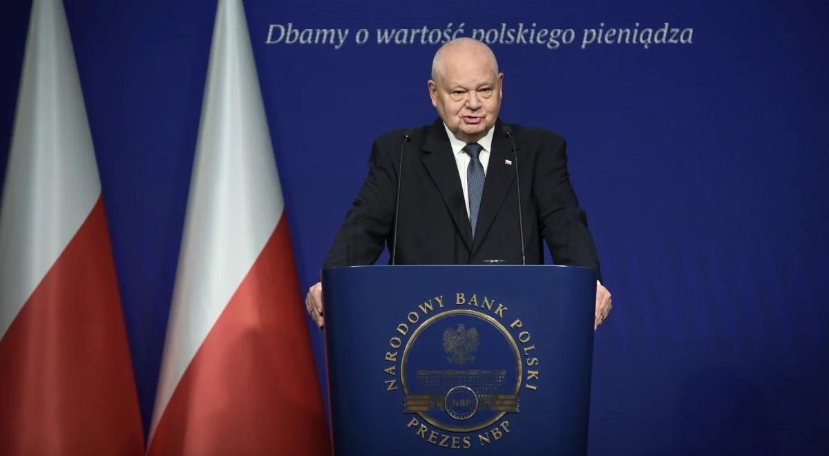 Prezes NBP stanie przed Trybunałem Stanu? Morawiecki i Kaczyński bronią Glapińskiego
