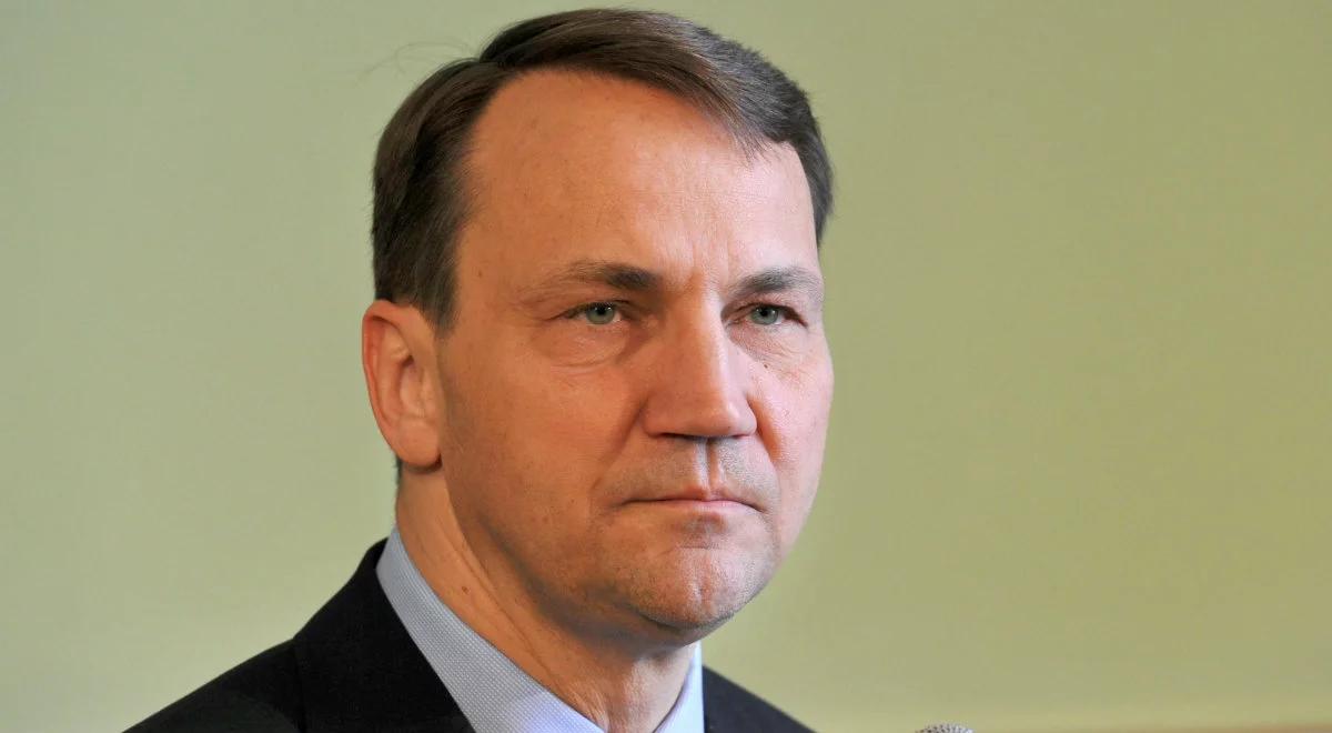 Sikorski o taśmach z "Sowy i Przyjaciół": nie chce komentować tej sprawy
