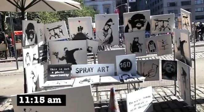 Banksy sprzedawał swoje prace za 60 dolarów