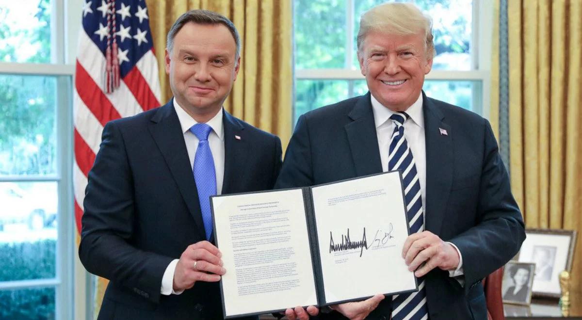 Prezydent: Fort Trump wzmocni polską obecność w świecie wolnego Zachodu