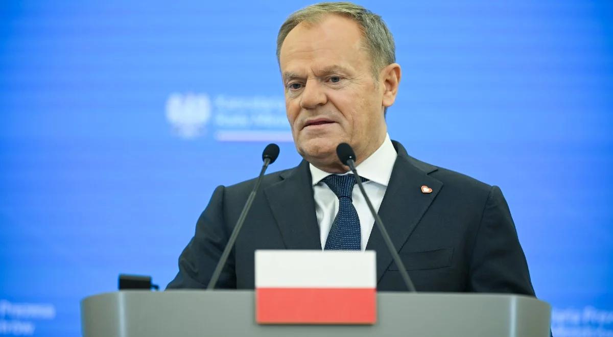 "Nie pozwolimy na obcą ingerencję". Tusk zapowiada działania