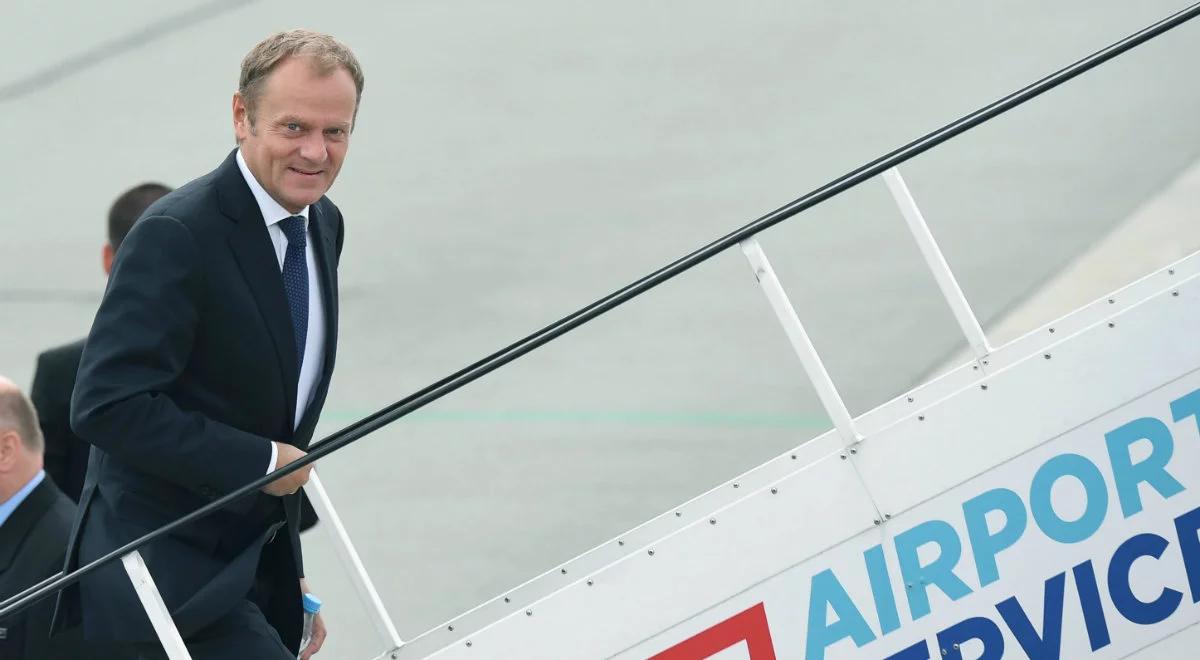 Długa lista lotów Donalda Tuska. PiS ujawnia dokument