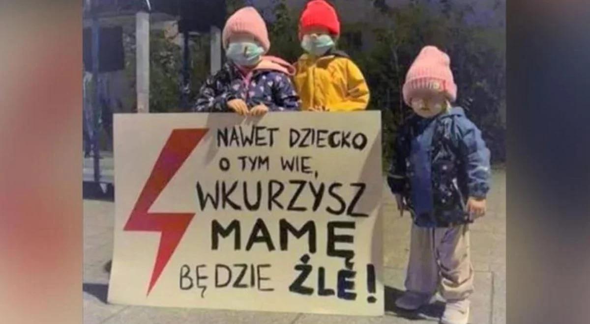 "Macie prawo do głoszenia swoich poglądów, ale nie wciągajcie w to dzieci". Apel RPD do protestujących