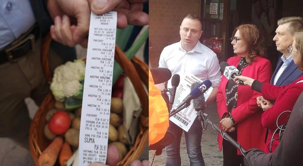 Opozycja obwinia rząd za wzrost cen. Internauci komentują: rząd ich nie ustala