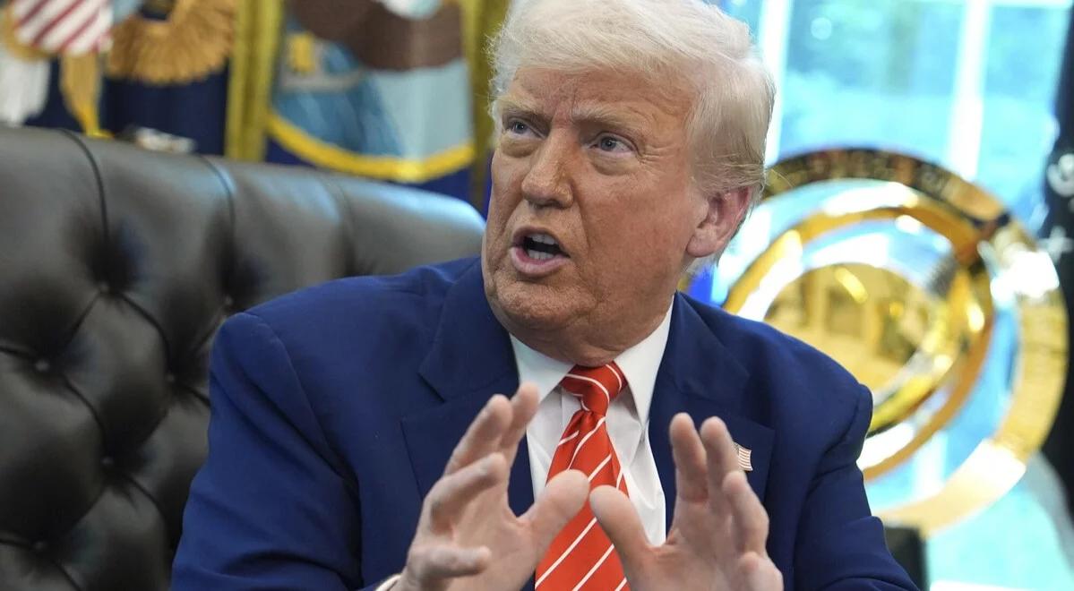 Trump ocenia rosyjsko-ukraińskie rozmowy. USA ma projekt "łamiący kości"
