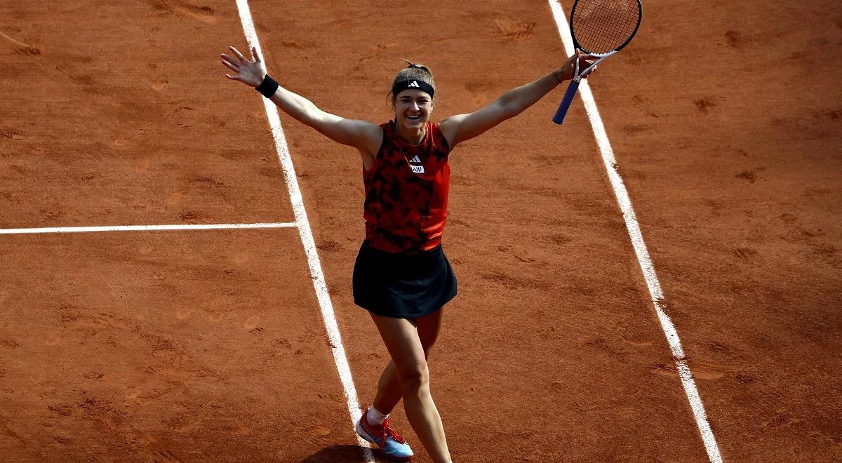 Roland Garros: Karolina Muchova pierwszą finalistką. Sabalenka miała ją "na widelcu", ale Czeszka się nie poddała