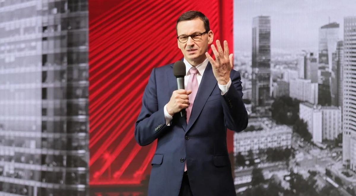 Premier na Kongresie "Polska Wielki Projekt": poziom zadowolenia z polityki społeczno-gospodarczej najwyższy od 30 lat