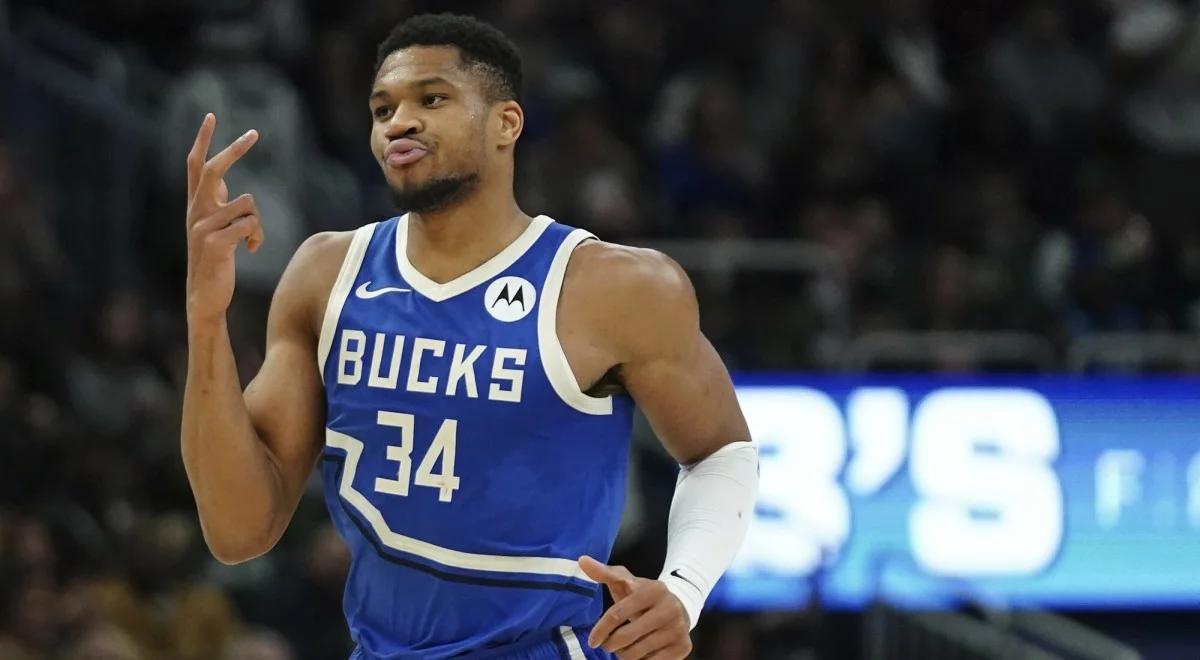 NBA. Trwa zwycięska seria Bucks. Giannis Antetokounmpo z triple-double