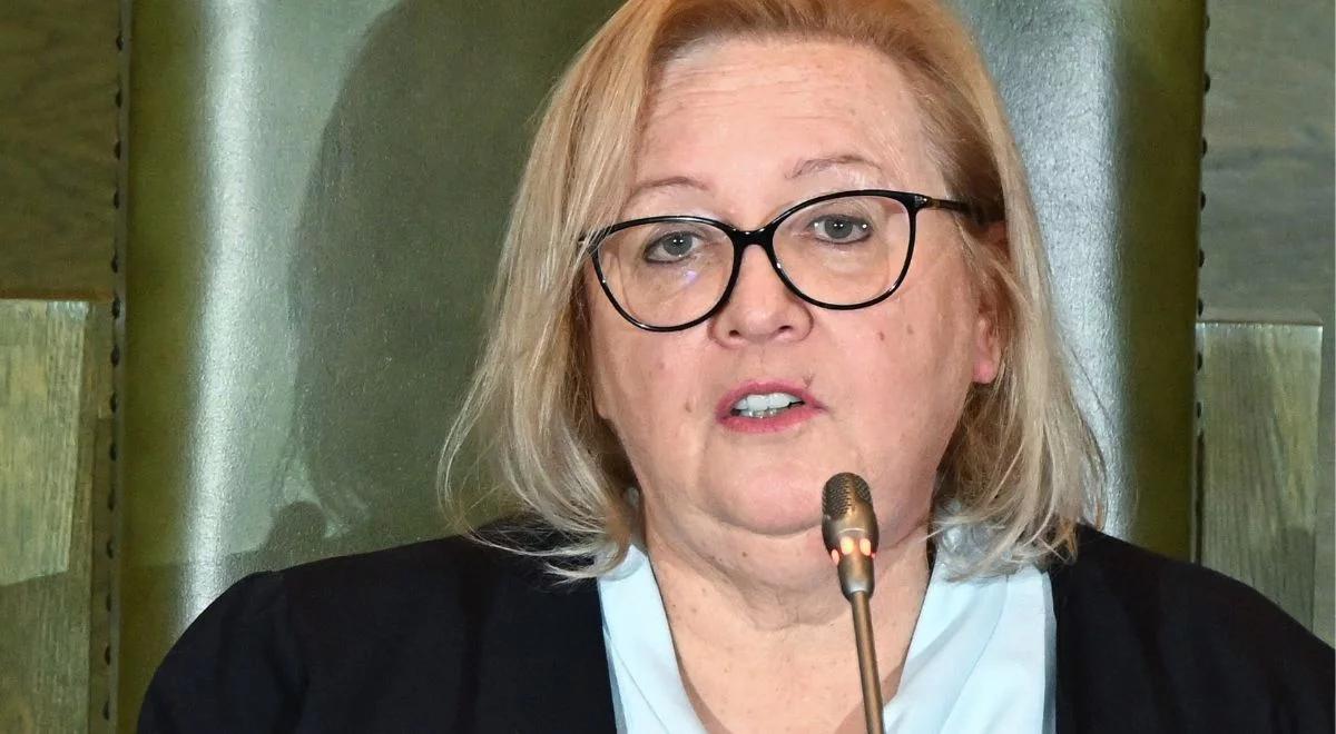 Oświadczenie Manowskiej po awanturze w Trybunale Stanu. "Zdziczenie obyczajów"