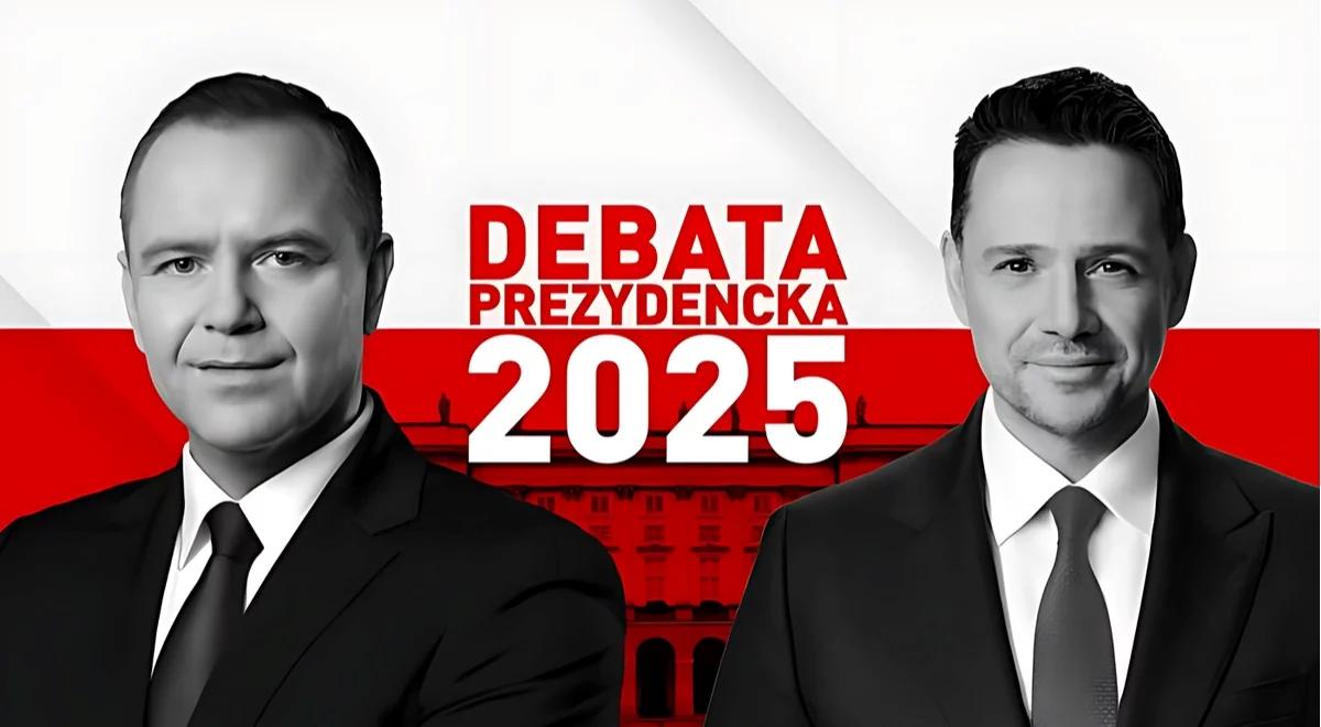 Debata Nawrocki–Trzaskowski na żywo. Transmisja i relacja 23 maja
