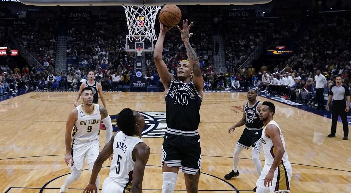 NBA: najlepszy mecz Jeremy'ego Sochana w sezonie. Spurs przegrali mimo dobrej postawy Polaka