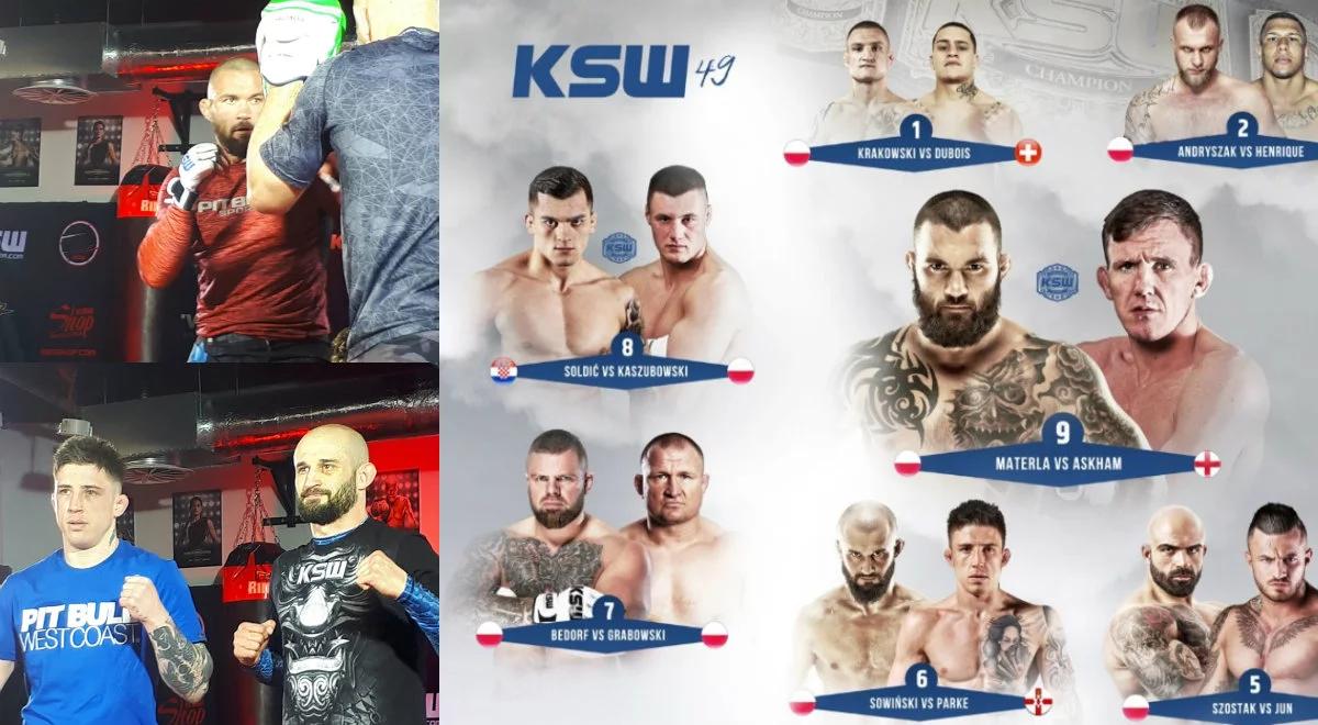 KSW 49: Askham vs. Materla, Soldić vs. Kaszubowski - dla kogo mistrzowski pas? Materla: czuję się underdogiem 