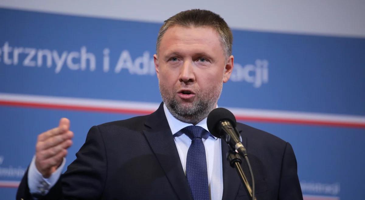 Sprawa używania Pegasusa. Szef MSWiA: będziemy pokazywać społeczeństwu każde przekroczenie prawa
