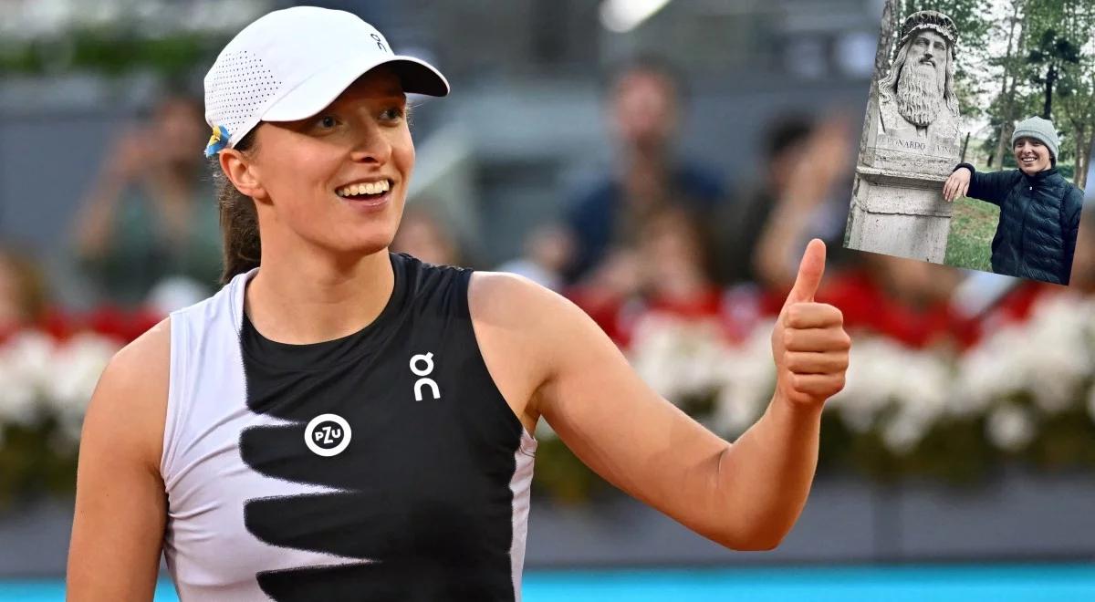 WTA Rzym: Iga Świątek ma szanse na hat-tricka na Foro Italico. Leonardo da Vinci natchnieniem?