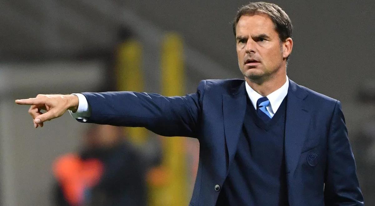 Serie A: kolejny trener zawodzi. Frank de Boer zwolniony z Interu