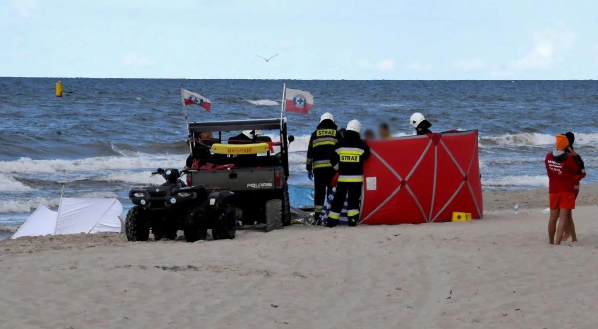 Tragedia na plaży w Sarbinowie. Utonął mężczyzna