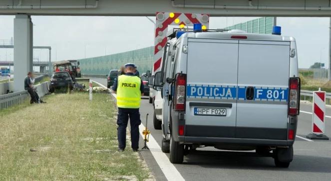 Tragiczny wypadek na A1. Policja: kierowca był trzeźwy