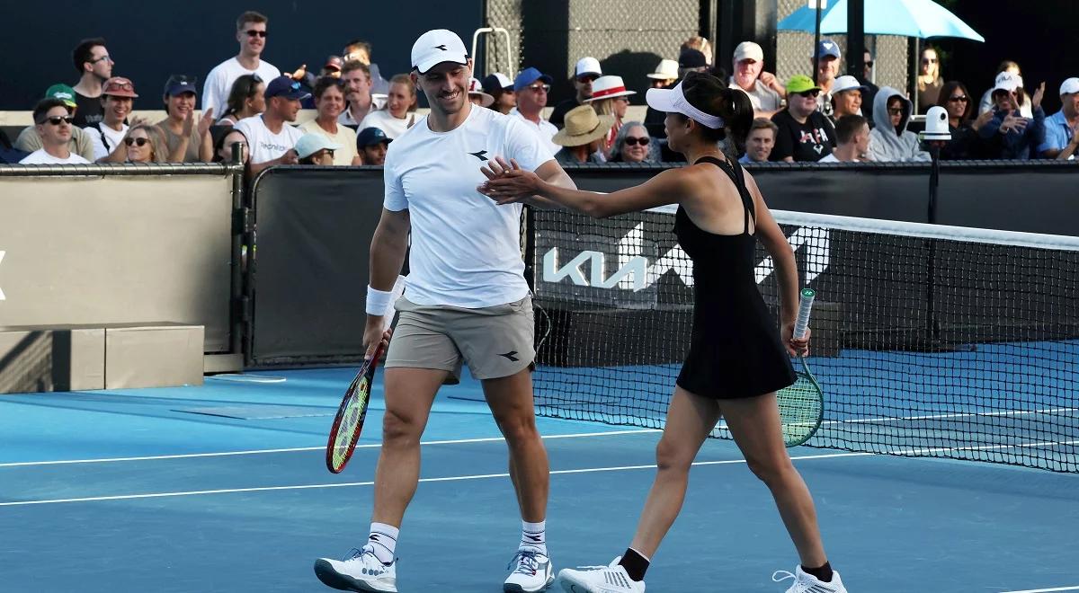 Jan Zieliński udanie rozpoczął Australian Open. "Bajgiel" w pierwszym secie