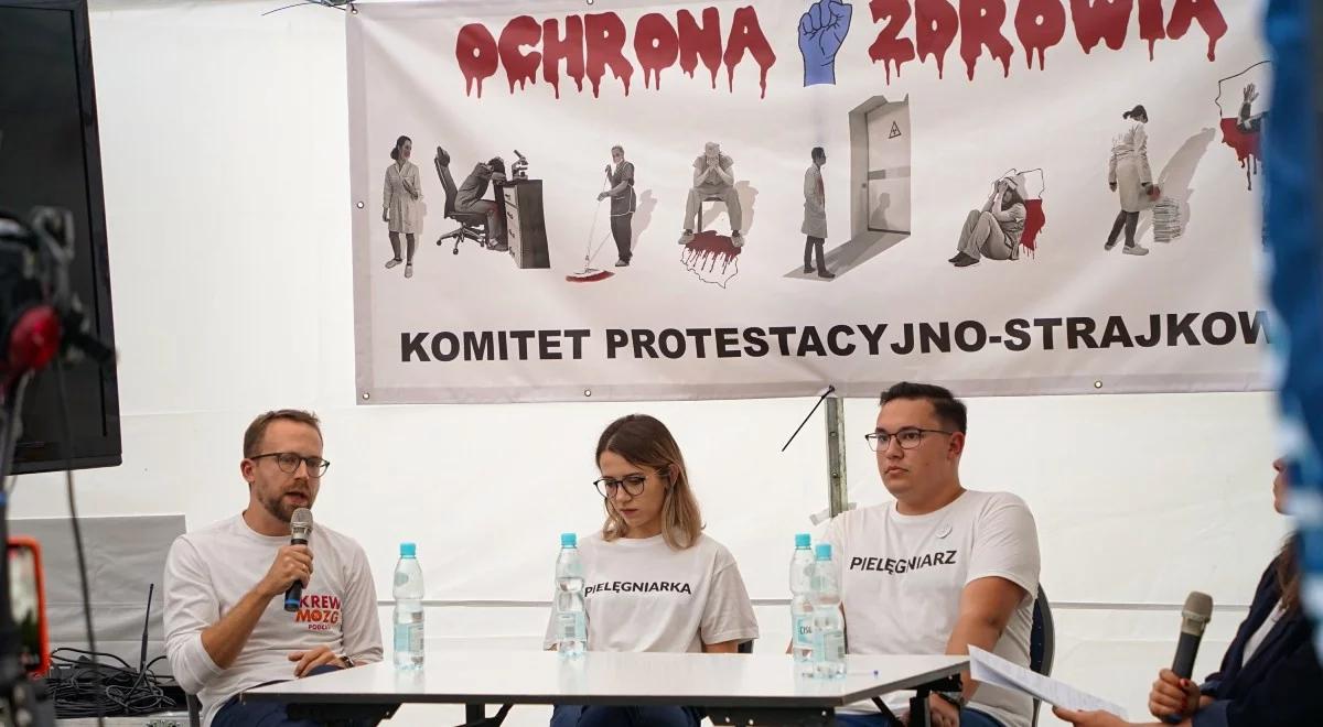 "To jest niepoważne". Spychalski o nieobecności protestujących medyków w KPRP