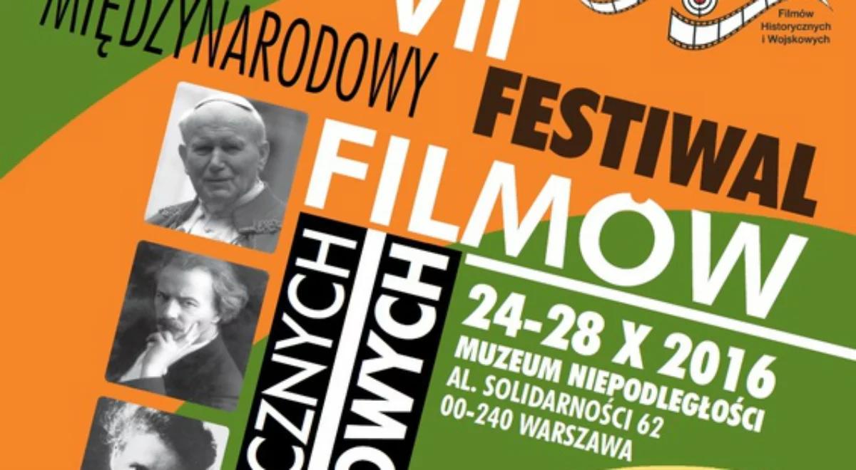 VII Międzynarodowy Festiwal Filmów Historycznych i Wojskowych. 24-28 października w Warszawie