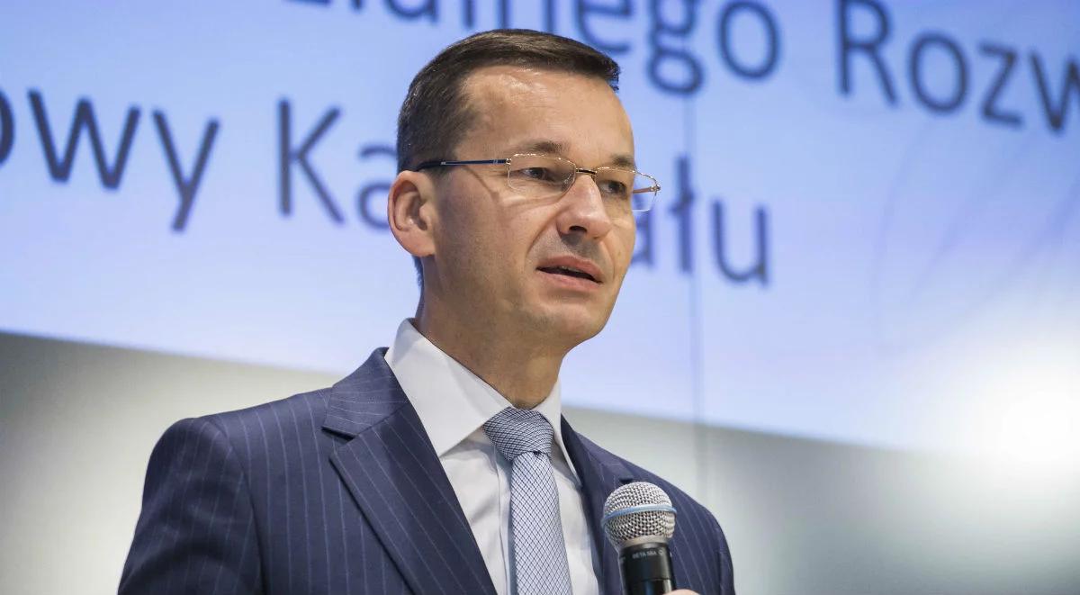 Wicepremier Morawiecki o spodziewanych efektach Planu na rzecz Odpowiedzialnego Rozwoju