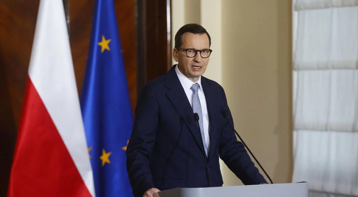 Premier Morawiecki: będziemy bronić polskich granic i dobrego imienia Polski