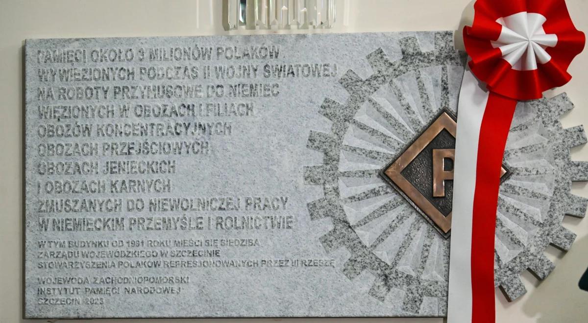 W Szczecinie upamiętniono robotników przymusowych z czasów II wojny światowej