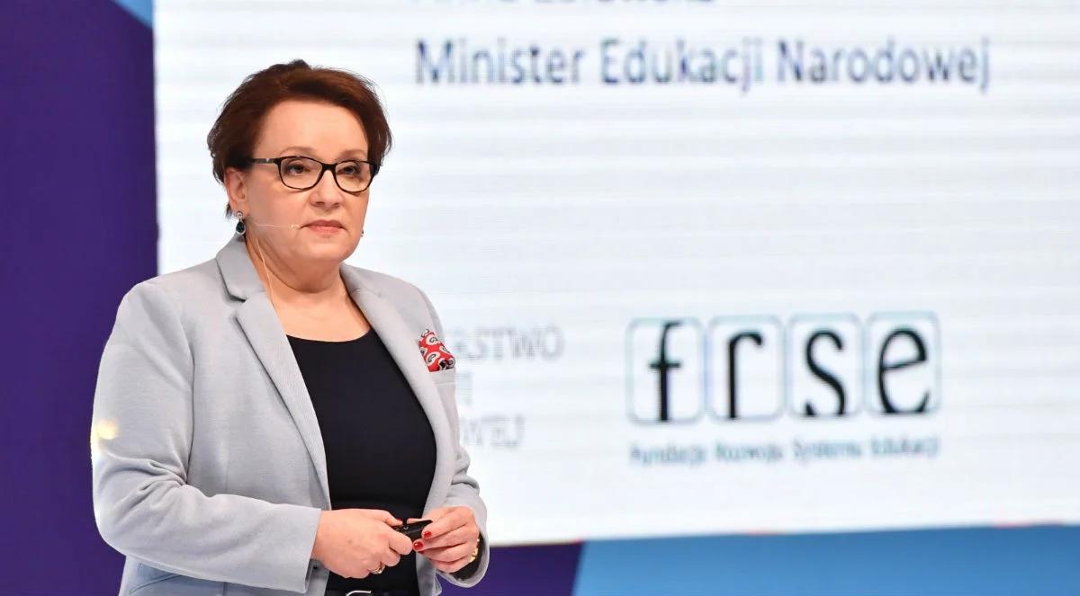 Anna Zalewska: szkoła branżowa nie może dłużej czekać na zmiany