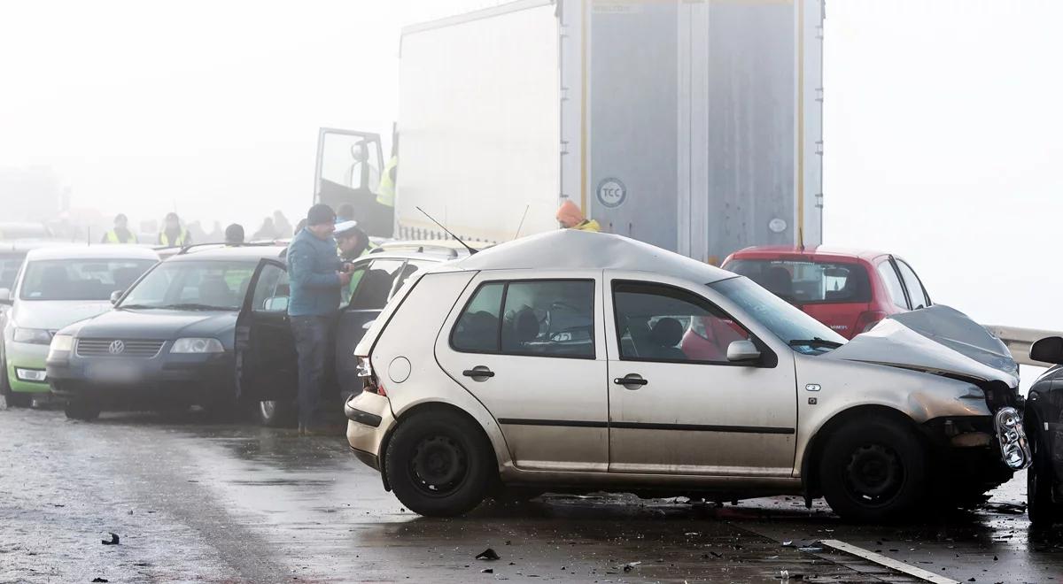 Karambol na Dolnym Śląsku. 10 osób rannych 