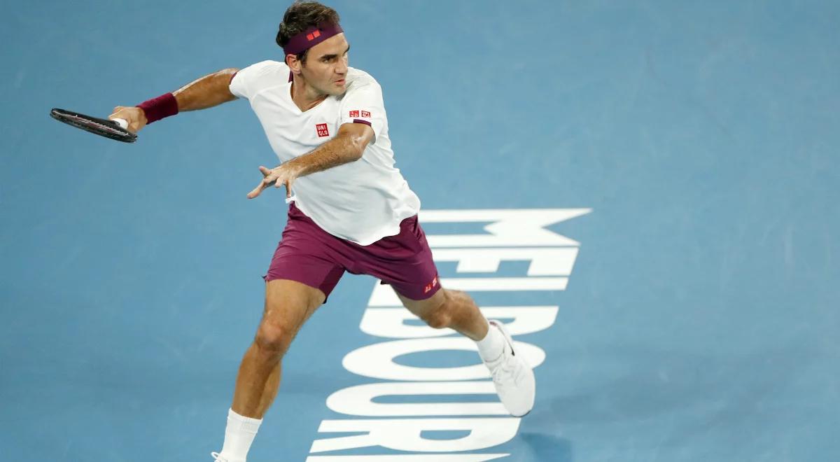 Australian Open: Federer otrząsnął się po falstarcie. Zagra z kolejnym nierozstawionym