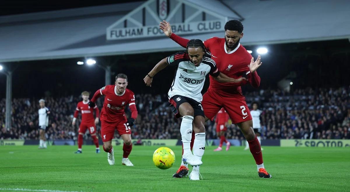 Carabao Cup: zwycięski remis Liverpoolu. "The Reds" zagrają w finale