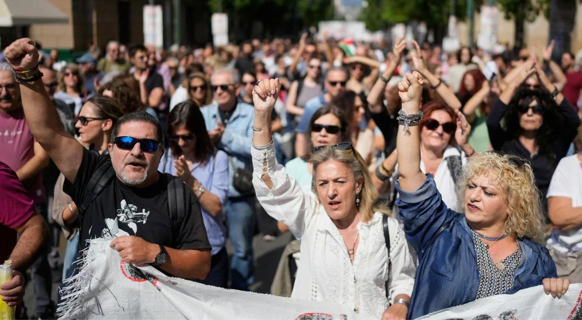 Strajk sparaliżował Grecję. Zamknięte szkoły, szpitale i urzędy