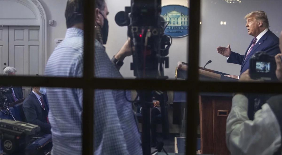 Niektóre media przerwały wystąpienie Donalda Trumpa. Amerykanista: wolność słowa ma swoje ograniczenia