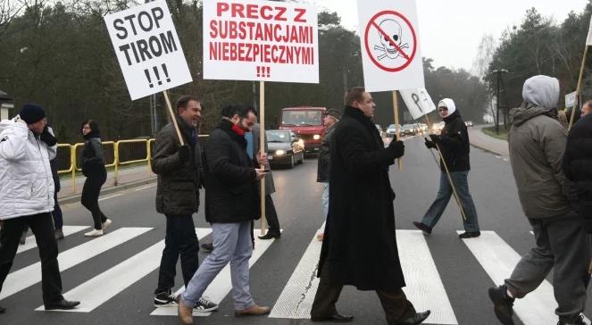 Blokowali drogę pod Płockiem. To walka o obwodnicę miasta