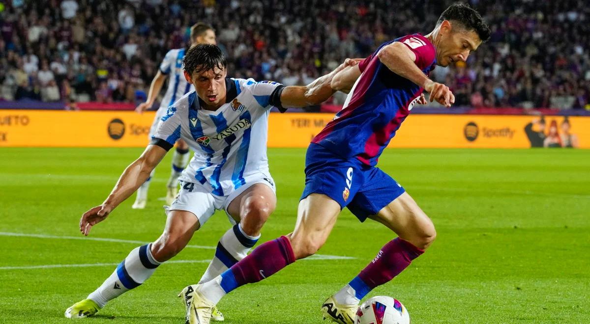 La Liga. Barcelona lepsza od Sociedad, ale Lewandowski nie trafił do siatki