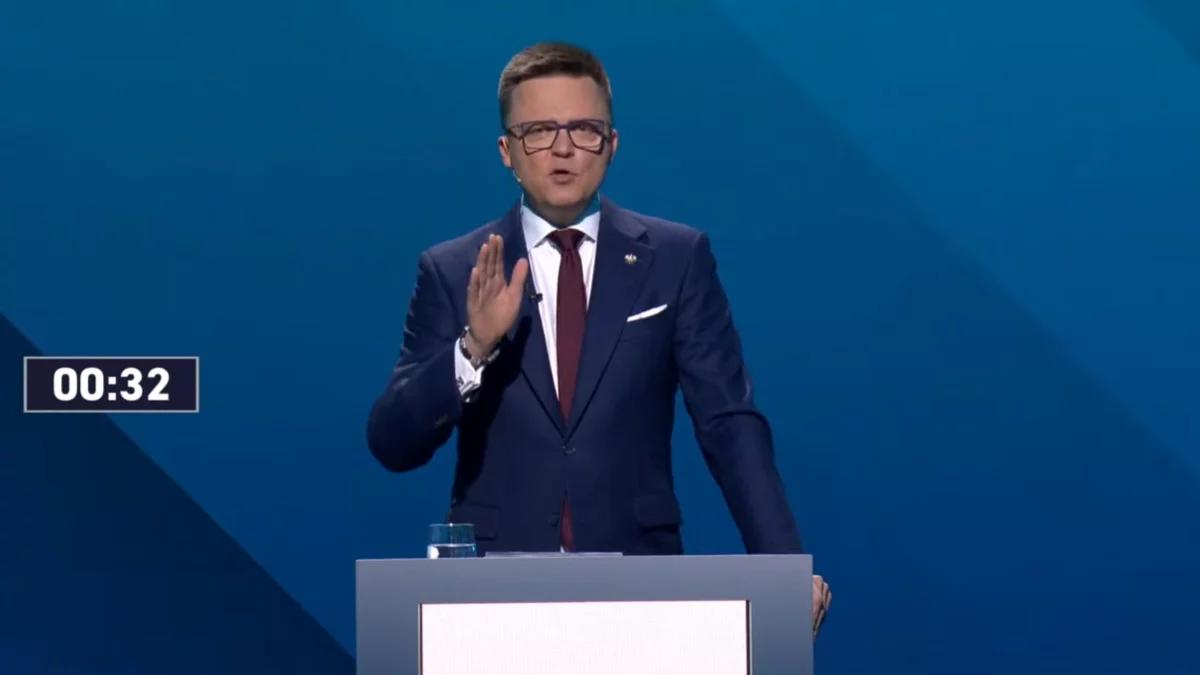 "Tego nigdy nie zrobię jako prezydent". Deklaracja Hołowni w debacie TVP