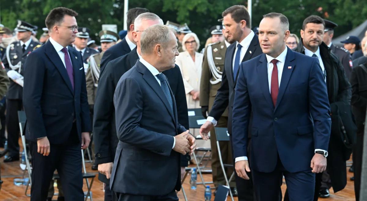 Tusk rozmawiał z Nawrockim o wizycie w USA. "W cztery oczy"