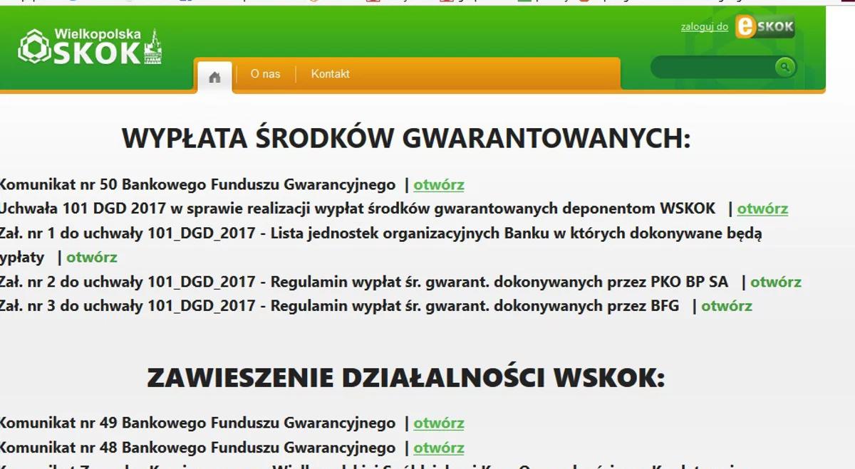 Sąd ogłosił upadłość Wielkopolskiej SKOK