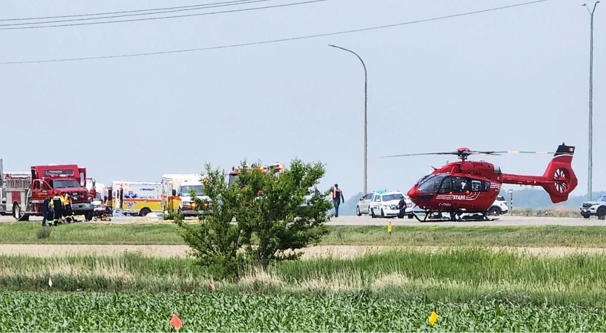 Tragiczny wypadek w Kanadzie. Zginęło co najmniej 15 osób