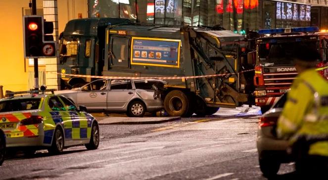 Tragiczny wypadek w Szkocji: śmieciarka wjechała w tłum przechodniów w Glasgow. "Są ofiary śmiertelne i wielu rannych"