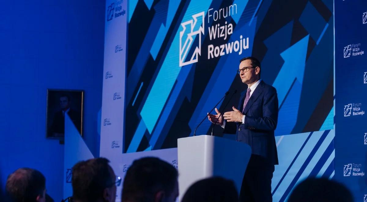 VI Forum Wizja Rozwoju. Premier Morawiecki: polska gospodarka urosła o ponad 11 proc.