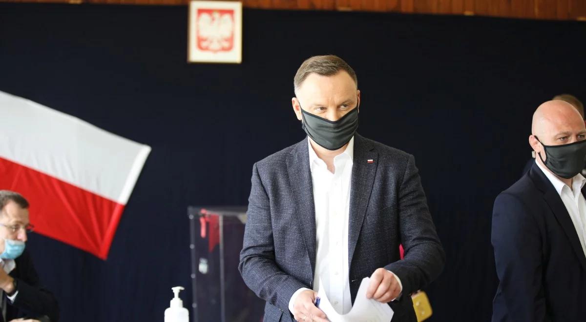 "Obywatelski obowiązek". Prezydent Andrzej Duda zagłosował w wyborach prezydenckich