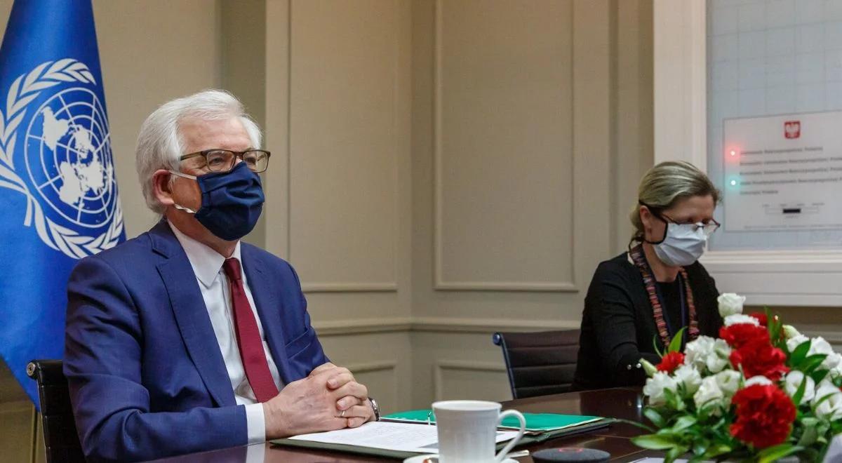"Polska pierwszą ofiarą niemieckiej agresji". Szef MSZ podczas Rady Bezpieczeństwa ONZ