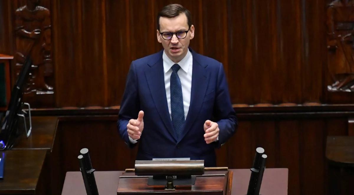 "To bezpośredni atak na Polskę". Premier Morawiecki o wstrzymaniu dostaw rosyjskiego gazu