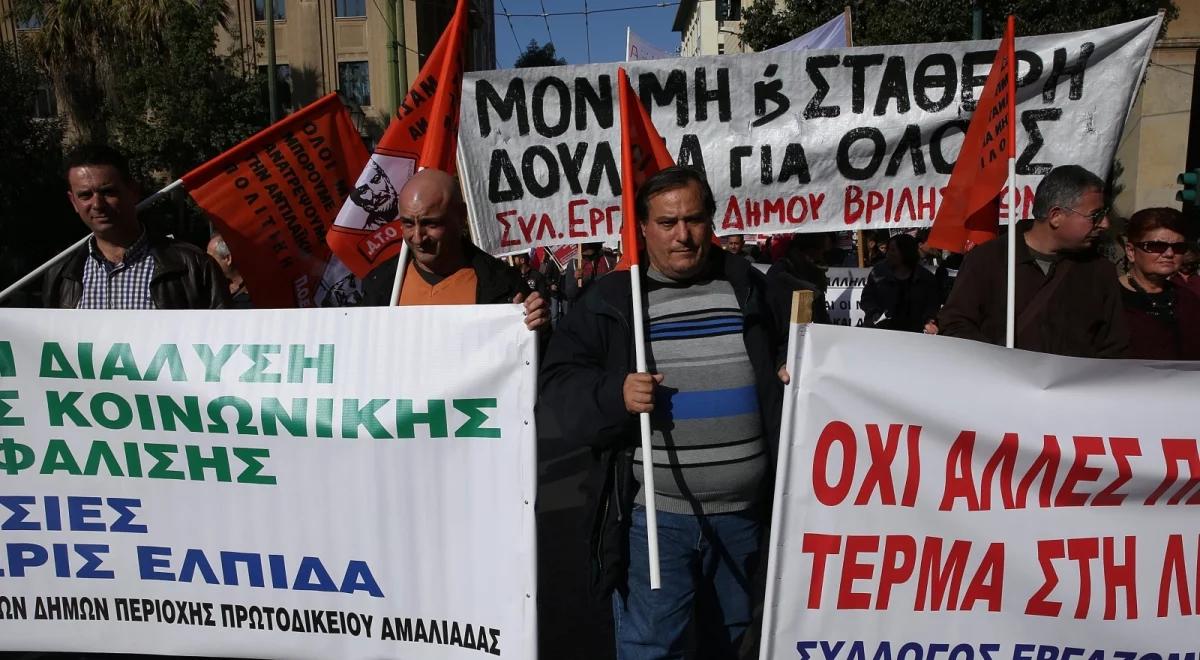 W Grecji strajkują pracownicy budżetówki, personel szpitalny i marynarze